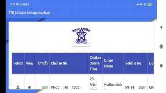 RTO E-Challan Maharashtra screenshot 0