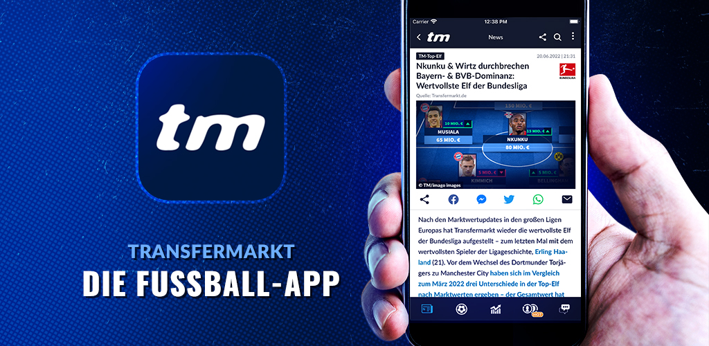 Transfermarkt Fußballdatenbank - Apps on Google Play