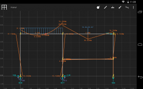 SW FEA 2D Frame Analysis screenshot 0