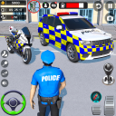 obstáculo polícia carro estacionamento curso Icon