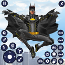 Flying Bat Robot Car Transform Icon