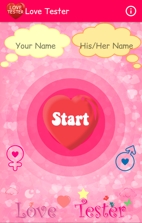 The app is called Love tester btw.