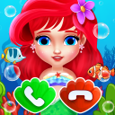 Princess Mermaid Phone Icon