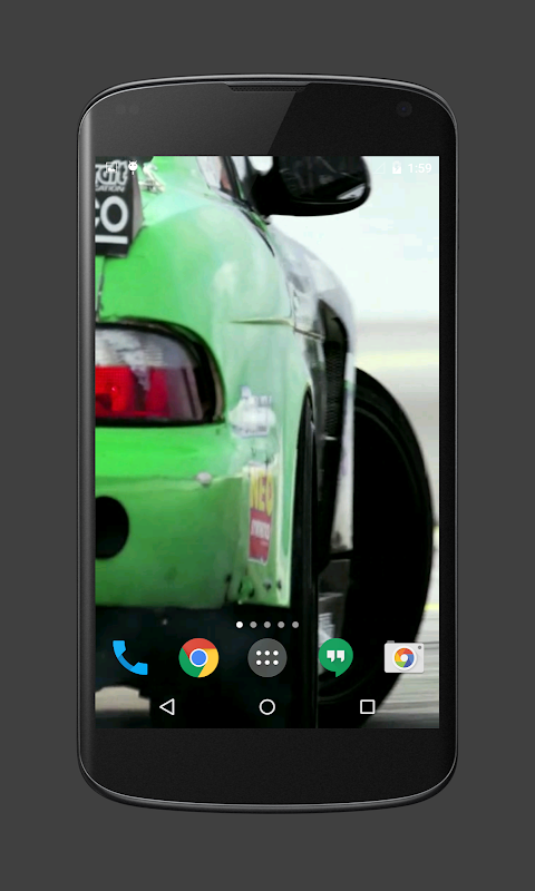 Surreal Drift Car Live Wallpaper for Your Home Screen - free download