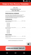 Resume Template Creator Pro screenshot 1