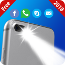 Flash on call and sms:Bright flashlight alert 2018