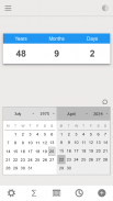 आयु कैलकुलेटर: जन्म तिथि तक screenshot 11