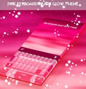 Pink Keyboard Hearts Glow screenshot 4