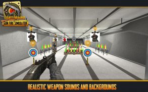 Shooting Range Gun Simulator - Gun Fire screenshot 1