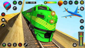 Mega Ramp Train Stunt Game screenshot 0