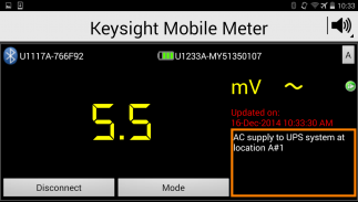 Keysight Mobile Meter screenshot 1