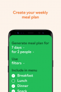 Mary’s Recipes: Meal Planner & Grocery List screenshot 0