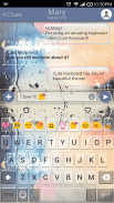 Free Glass Emoji Keyboard Skin screenshot 2