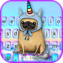 Pug Dog Unicorn Keyboard Theme