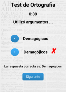 Test de Ortografía (Free) screenshot 3