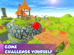 Red Bouncy Ball Balance Pro 3D screenshot 7