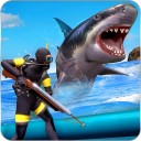 Angry Shark Attack: Deep Sea Shark Hunting Games Icon