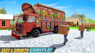 Indian Cargo Truck Drive Sim Baru screenshot 2