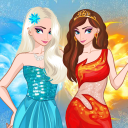 Icy or Fire dress up game - Frozen Land Icon