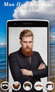 Man Hair Mustache Photo Editor screenshot 2