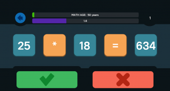 Math Age (Check your mathematical agility) screenshot 5