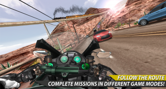 Moto Rider In Traffic screenshot 0