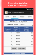 PPF Calculator screenshot 2