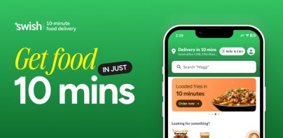 Swish: 10-Min Food Delivery