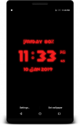 Pixel Digital Clock Live Wallpaper screenshot 5
