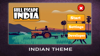 Hill Escape India - 2D Racing Game screenshot 6