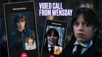 Wednesday 2 Addams Fake Call screenshot 2