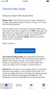 Clinical Frailty Scale screenshot 1