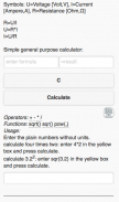 Circuitos calculator screenshot 2