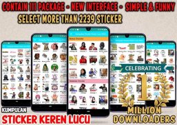 Kumpulan Sticker 2020 Keren Lucu for WAStickerApps screenshot 5