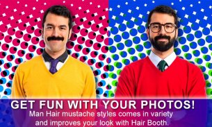 Man Beard Mustache Hairstyle Tattoo Photo Editor screenshot 2