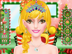 Christmas Princess Makeup and Dress Up Salon Game screenshot 3