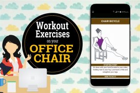 Easy Workout Exercises on your Office Chair screenshot 5