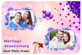 Marriage Anniversary Dual Phot screenshot 2