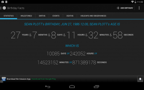Age Calculator Birthday Facts screenshot 9