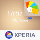 LITTLE™ XPERIA Theme | Brown - Tema para SONY