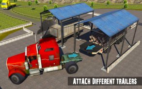 Besar Truk Mengangkut Sopir Game transportas kargo screenshot 9