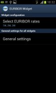 EURIBOR Widget screenshot 4
