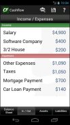 Cashflow Balance Sheet screenshot 2