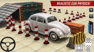 Classic Car Parking Real Driving Test screenshot 0