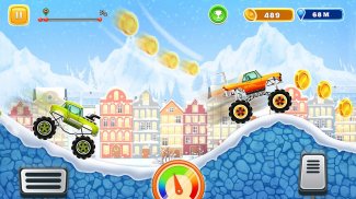 I bambini Monster Truck Uphill Racing Game screenshot 13