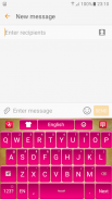 Pink Satin Keyboard screenshot 1