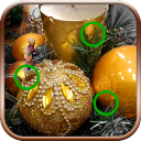 Find The Difference Game With Christmas Icon