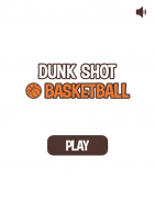 Dunk Shot Basketball screenshot 1