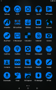 Blue and Black Icon Pack screenshot 23