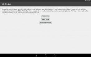 Unlocking Android - Rooting + screenshot 1